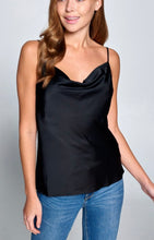 Load image into Gallery viewer, Black Satin Cami
