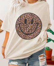 Load image into Gallery viewer, Smiley Leopard Tee
