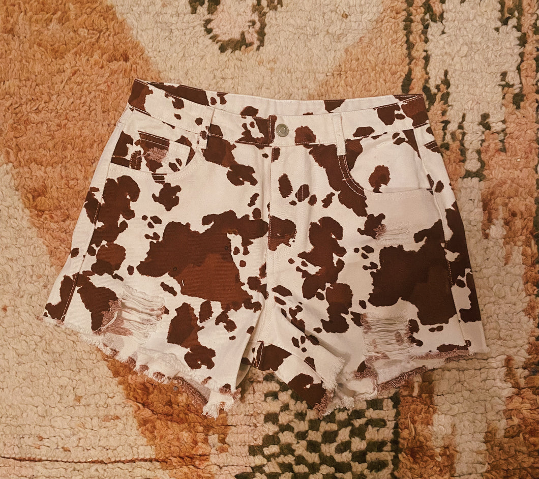 Cow Gal Denim Shorts