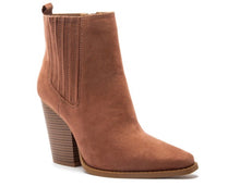 Load image into Gallery viewer, Dusty Rose Suede Bootie
