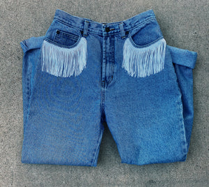 Vintage Fringe Jeans